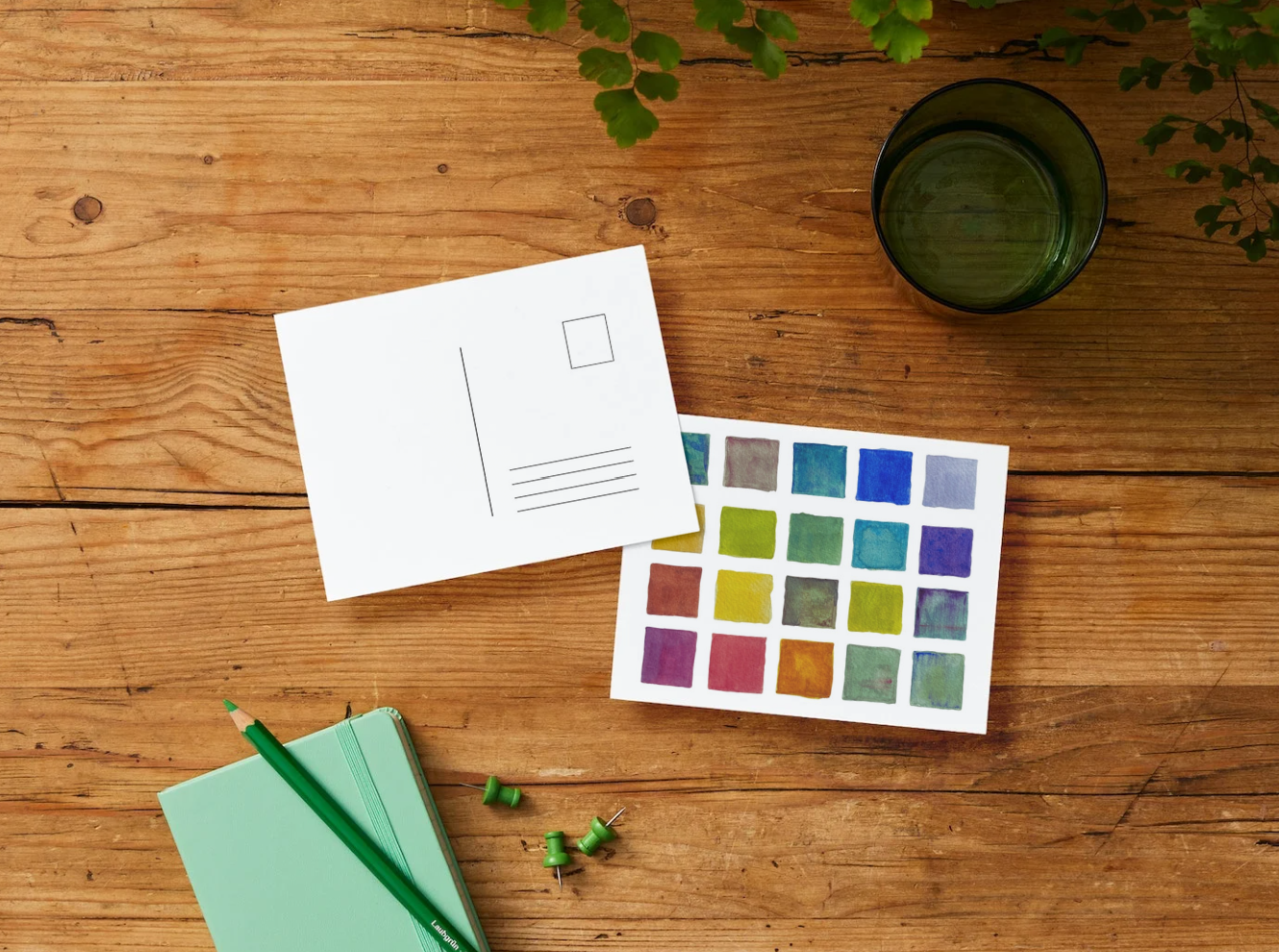 Color Swatch Postcard