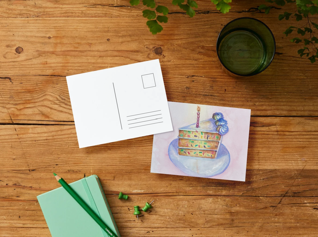 Cake Postcard